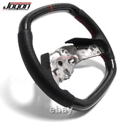Customized Carbon Fiber Steering Wheel Cover For C8 Corvette Z51 Z06 2020-2023