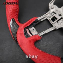 Customized Carbon Fiber Steering Wheel Cover For Ford Mustang EcoBoost 5.0 GT