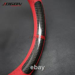 Customized Carbon Fiber Steering Wheel Cover For Ford Mustang EcoBoost 5.0 GT