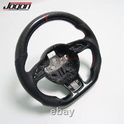 Customized Carbon Steering Wheel Cover For AUDI A3 A4 B8 A5 A6 A7 S3 S4 S5 S6 S7