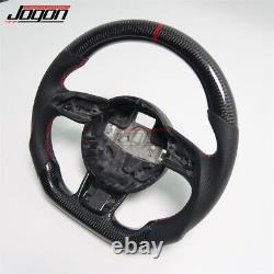 Customized Carbon Steering Wheel Cover For AUDI A3 A4 B8 A5 A6 A7 S3 S4 S5 S6 S7