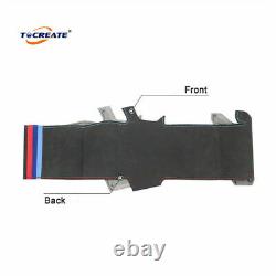 DIY Black Car Steering Wheel Cover Wrap for BMW E81 E82 E87 E88 M3 E90 #D005