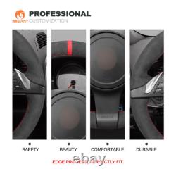DIY Custom Alcantara Car Steering Wheel Cover for Porsche 911 Boxster Cayman