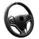 DIY Hand Stitch Alcantara Car Steering Wheel Cover For Honda Acura MDX 2014-2018