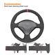 DIY Hand-sewn Alcantara Car Steering Wheel Cover Wrap for Honda S2000 Civic SI