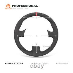 DIY Hand-sewn Alcantara Car Steering Wheel Cover Wrap for Honda S2000 Civic SI