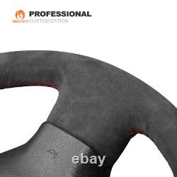 DIY Hand-sewn Alcantara Steering Wheel Cover Wrap for Subaru Legacy Impreza