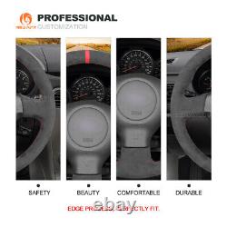 DIY Hand-sewn Alcantara Steering Wheel Cover Wrap for Subaru Legacy Impreza