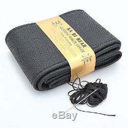 DIY Leather Car Auto Steering Wheel Cover With Needles and Thread Black hot sale