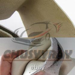 DIY With Needles Beige For Honda Pilot Car Steering Wheel Cover Genuine Leather