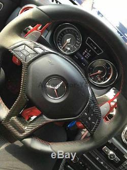DRY Carbon Steering Wheel Cover For 11-16 MB A45 CLA45 W204 W117 W212 w218 R231