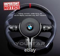 D-Type CARBON Nappa Leather DTM Steering Wheel for BMW M5 M6 F10 F12 F13 F06 F07