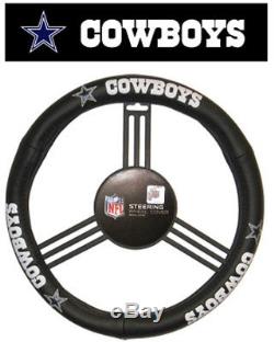 Dallas Cowboys Leather Steering Wheel Cover NEW NFL Car Auto Truck CDG