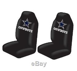 Dallas Cowboys Seat Covers-Carpet Floor Mats & Steering Wheel Cover 5PC Combo