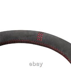 Dark Grey Alcantara Steering Wheel Cover For Porsche 911 997 Boxster 987 Cayman