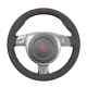 Dark Grey Alcantara Steering Wheel Cover for Porsche 911 997 Boxster Cayman 987
