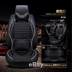 Deluxe soft and comfortable Leather Car Seat Cushion 14pc+steering wheel cover