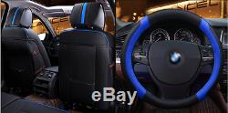 Deluxe soft and comfortable Leather Car Seat Cushion 15pc+steering wheel cover