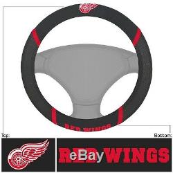 Detroit Red Wings Embroidered Steering Wheel Cover