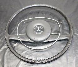 Driver Side Steering Wheel with Cover OEM Mercedes W108 280 Black