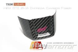 Dry Carbon Fiber STI Steering Wheel Cover for 2015-2018 SUBARU Impreza WRX VAB