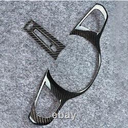 Dry Carbon Fiber Steering Wheel Cover For BMW M2 X3M X4M X5M X6M F95 F96 F97 F98