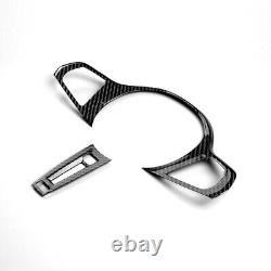 Dry Carbon Fiber Steering Wheel Cover For BMW M2 X3M X4M X5M X6M F95 F96 F97 F98