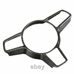 Dry Carbon Fiber Steering Wheel Cover Trim For Porsche 718 911 Cayenne Macan