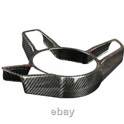 Dry Carbon Fiber Steering Wheel Cover Trim For Porsche 718 911 Cayenne Macan