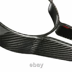 Dry Carbon Fiber Steering Wheel Cover Trim For Porsche 718 911 Cayenne Macan