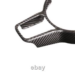 Dry Carbon Fiber Steering Wheel Cover Trim For Porsche 718 911 Cayenne Macan