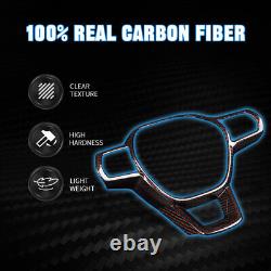 Dry Carbon Fiber Steering Wheel Cover for 11th Gen Civic Type R FL5 Black Red