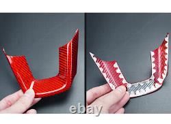 Dry Carbon Fiber Steering Wheel Frame Cover Trim For Honda Accord 11th 2023-2024