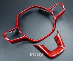 Dry Carbon Fiber Steering Wheel Frame Cover Trim For Honda Accord 11th 2023-2024