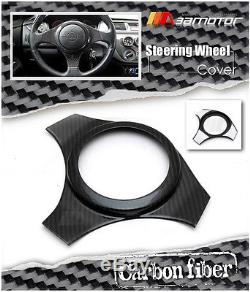 Dry Carbon Fibre Steering Wheel Cover for Mitsubishi Evolution EVO 7 8 9 CT9A