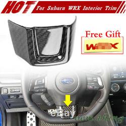 Dry Carbon For Subaru WRX STI 4th / Levorg Interior Steering Wheel Cover 2019