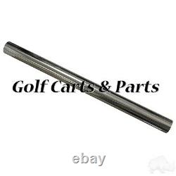 EZGO TXT Golf Cart Steering Wheel Black/Silver Chrome Column Cover and Adapter