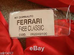 Ferrari 458 Italia Coupe Car Cover Set With Seat & Steering Wheel Cover