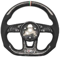 FORGED CARBON FIBER Steering Wheel FOR AUDI A3A4/RS3RS5 17-21YEARS