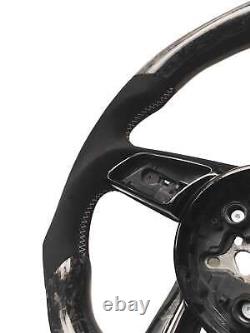 FORGED CARBON FIBER Steering Wheel FOR AUDI A3A4/RS3RS5 17-21YEARS