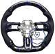 FORGED CARBON FIBER Steering Wheel FOR FORD MUSTANG GT BLUE STRIPE 2015-22 years