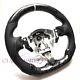 FORGED CARBON FIBER Steering Wheel FOR NISSAN 370Z NISMO BLACK LEATHER/ white