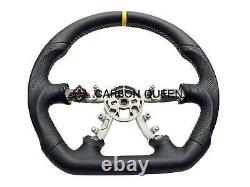 FULL LEATHER Steering Wheel FOR Chevrolet Corvette C5 Z06 /YELLOW 97-04 YEARS