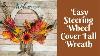 Fall Crafts Fall Steering Wheel Cover Wreath