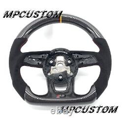 Fit For Audi B9 A3 A4 A5 S3 S4 S5 Q2 Q5 Q7 Q8 SQ7 SQ Carbon Fiber Steering Wheel