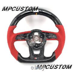Fit For Audi B9 A3 A4 A5 S3 S4 S5 Q2 Q5 Q7 Q8 SQ7 SQ Carbon Fiber Steering Wheel