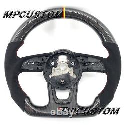 Fit For Audi B9 A3 A4 A5 S3 S4 S5 Q2 Q5 Q7 Q8 SQ7 SQ Carbon Fiber Steering Wheel