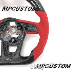 Fit For Audi B9 A3 A4 A5 S3 S4 S5 Q2 Q5 Q7 Q8 SQ7 SQ Carbon Fiber Steering Wheel