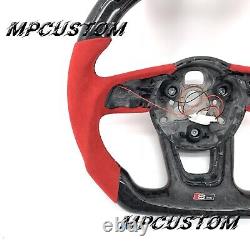 Fit For Audi B9 A3 A4 A5 S3 S4 S5 Q2 Q5 Q7 Q8 SQ7 SQ Carbon Fiber Steering Wheel