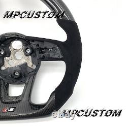 Fit For Audi B9 A3 A4 A5 S3 S4 S5 Q2 Q5 Q7 Q8 SQ7 SQ Carbon Fiber Steering Wheel